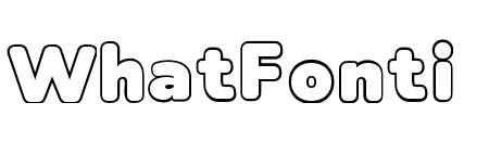 Back Groove Outline Bold