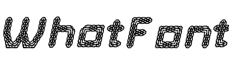 Robot Pattern Italic