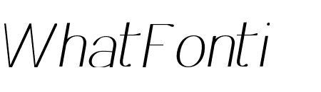 Ottomsan ExtraLight Italic