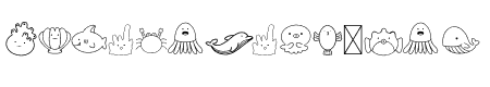Ocean World Dingbats