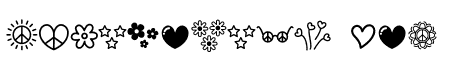 Happy Hippie Dingbats