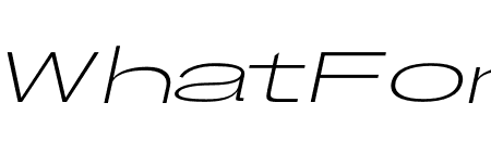 WESPER Thin Italic
