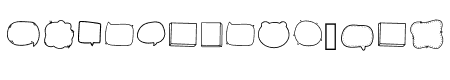 Blank Speech Bubble Regular