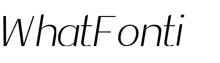 Magnisa Sans Expanded Italic