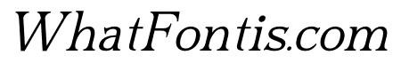 Blusvery Italic