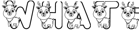 Reindeer Coloring