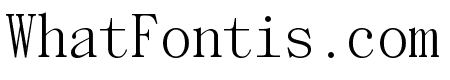 Panama Monospace Regular