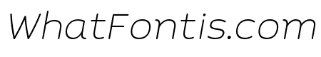 FC Home Thin Italic