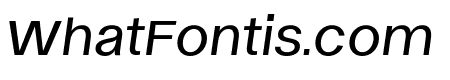 Ekstra MediumItalic