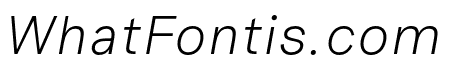 Riposte ThinItalic