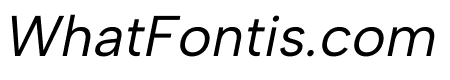 Albert Sans Italic