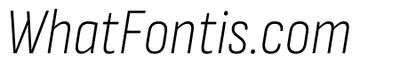 Sofia Sans Condensed 200italic