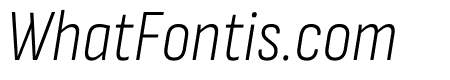 Sofia Sans Condensed 300italic