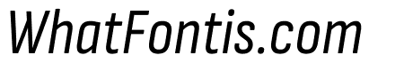 Sofia Sans Condensed Italic