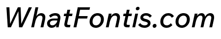 Wix Madefor Text 500italic