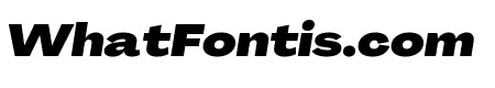 PPAgrandir WideBlackItalic