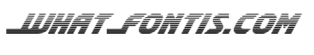 Shining Herald Gradient Italic