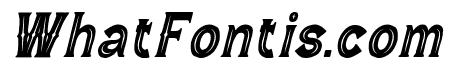 Wild Bandit Serif Hole  Italic