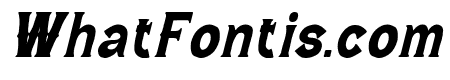 Wild Bandit Serif Italic