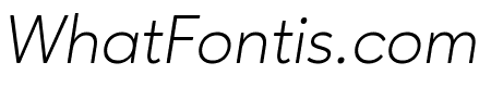 Ageo LightItalic