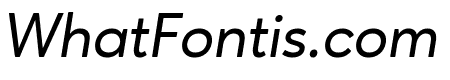 Ageo MediumItalic