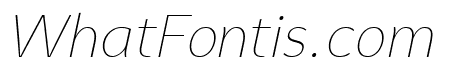 Syabil ThinItalic