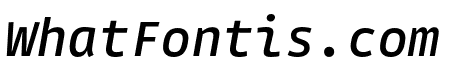 Gintronic Medium Italic