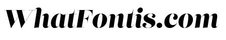 Lust Didone Display Italic