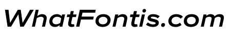 Proxima Nova Extra Wide Semibold Italic