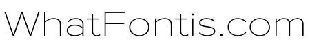 Proxima Nova Extra Wide Thin