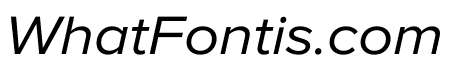 Proxima Nova Wide Italic