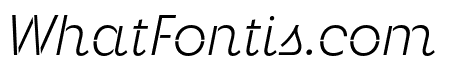 Neighbor Stencil Extralight Italic