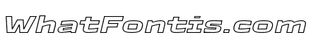 TT Autonomous ExtraBold Outline Italic