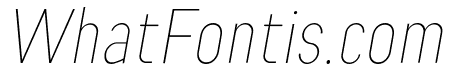 Engula Thin Italic