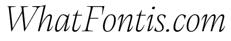 Calvino Grande Trial Extralight Italic