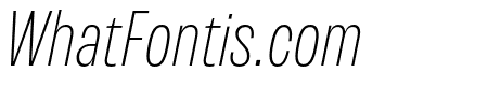 Variera   Thin Italic