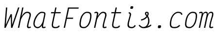 Victor Mono 100italic