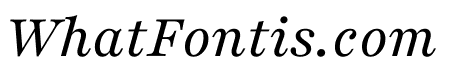 Playfair Italic