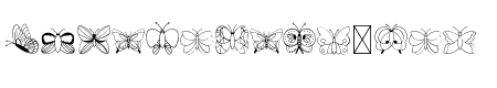 Butterflys Dingbats