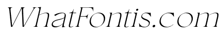 Conso Serif Thin Italic