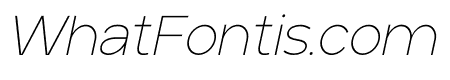 Betawi Thin Italic