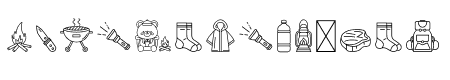 Camping Doodle Font