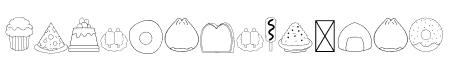 Food Diary Dingbats