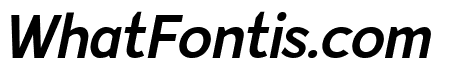 Modestic Sans Bold Italic
