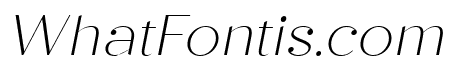 Sard Thin Italic