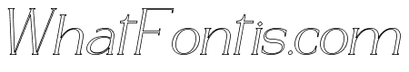 DARH-Italic_Outline Font family Regular