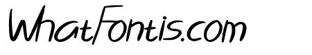 Blue Dino Italic