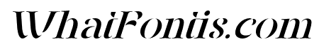 Fellee Stencil Italic Regular