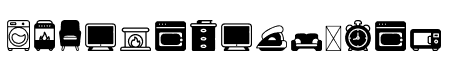 Household Alphabet Dingbat