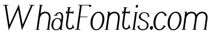 Li?vin Thin Condensed Italic
